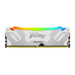 Memorie RAM Kingston, DIMM, DDR5, 32GB, 7200MHz, CL38, 1.35V, FURY Renegade White, RGB, Kit of 2 - imagine 6