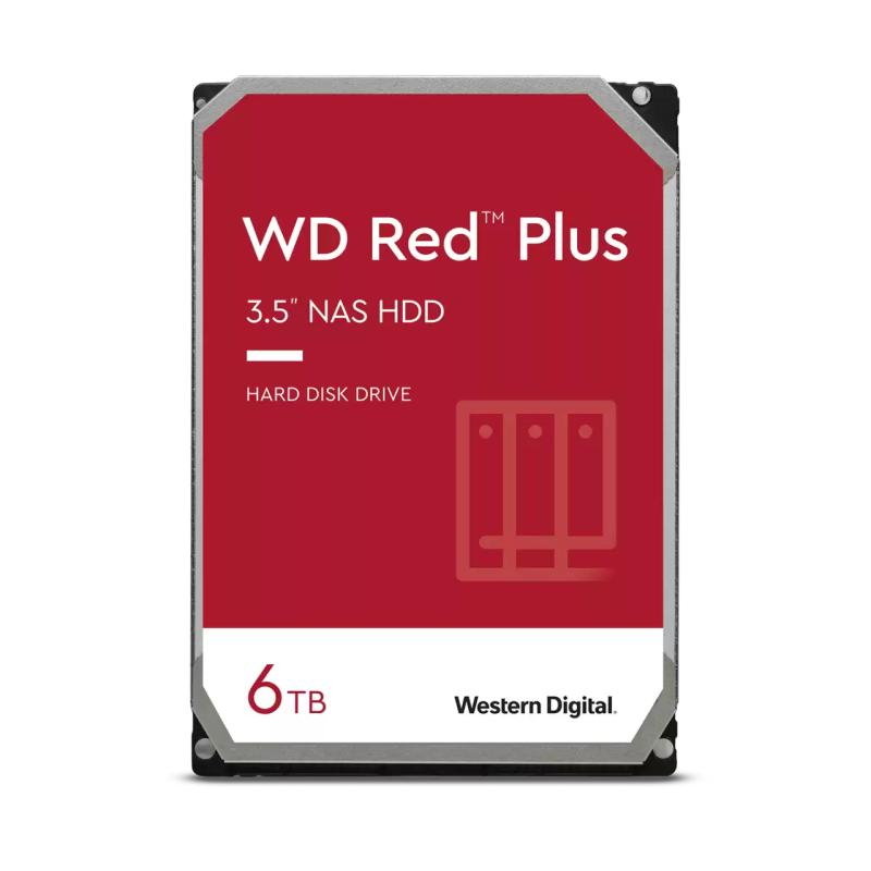 919a5ef3a99fead68e0c24835a273740 HDD WD Red Plus 6TB SATA-III 5400 RPM 256MB - imagine 1