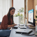All-in-One HP ProOne 440 G9 23.8 inch Non-Touch IPS FHD, cu procesor Intel Core i7-13700T, video integrat Intel UHD Graphics 770, RAM 16GB DDR4, SSD 512GB, Adjustable Stand, HP 125 Black Wired Keyboard, HP 125 Black Wired Mouse, Black, Free DOS, 3yw - imagine 11