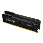 Memorie RAM Kingston,FURY Beast, DIMM, DDR4, 64GB (Kit 2x32GB), 3600MHz, CL18