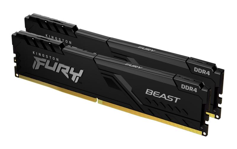 dfd3738e578ee994361d41589aa8200c Memorie RAM Kingston,FURY Beast, DIMM, DDR4, 64GB (Kit 2x32GB), 3600MHz, CL18 - imagine 1