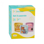 Set 3 caserole multicolore U-Grow, 3 x 300ml - imagine 8