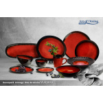 PLATOU CERAMICA 38x15 CM, VULCANO, ART OF DINING BY HEINNER - imagine 3