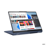 Laptop Lenovo IdeaPad 5 2-in-1 16AHP9, 16" WUXGA (1920x1200) IPS 300nits Glossy, 45% NTSC, 60Hz, TÜV Low Blue Light, Glass, Touch, AMD Ryzen™ 5 8645HS (6C / 12T, 4.3 / 5.0GHz, 6MB L2 / 16MB L3), video Integrated AMD Radeon™ 760M Graphics, RAM 16GB Soldered LPDDR5x-6400, Memory soldered to - imagine 7