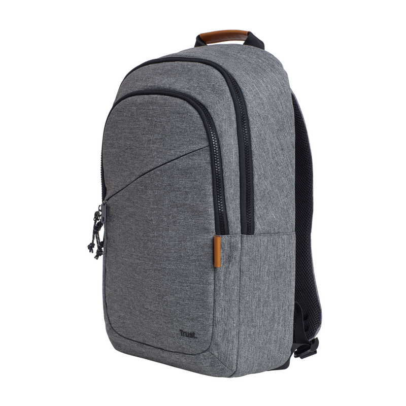 overlay_044ad53d5158c7aa03285e8892b0c5fb Rucsac laptop Trust Avana pentru laptop-uri cu diagonala de 16", material POM, RPET Polyester, RPET twill polyester, volum 20 L, gri - imagine 1