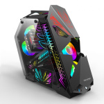 Carcasa PRO GAMING HERCULE BLACK Mid Tower ARGB - imagine 6