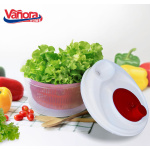 USCATOR SALATA SI VERDETURI CU CENTRIFUGA, 4.5L, ROSU, VANORA HOME - imagine 4