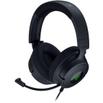 Casti gaming Razer Kraken V4 X, frecventa raspuns 20 Hz – 28 kHz, impendanta 32 Ω, driver customized Dynamic  40 mm Drivers, sensibilitate 96 dBSPL/mW at 1 kHz by HATS, frecventa microfon 100 Hz – 10 kHz, sensibilitate microfon -42 ± 3 dBV/Pa, 1 kHz, iluminare Razer Chroma™ RGB, 7.1 Surround Sound