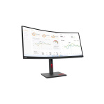 Monitor Lenovo ThinkVision T34w-30, 34" (3440x1440) WLED, Anti-glare, Curvature: 1500R, Speakers: Modular Soundbar Support, View Angle (H / V): 178° / 178°, Response Time: 4 ms (Extreme mode) / 6 ms (Typical mode), Color Support: 16.7 Million, Refresh Rate: 60Hz, Brightness: 350 nits, Contrast - imagine 3