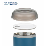 CASEROLA TERMICA 600 ML, LOCA, ALBASTRU, HEINNER - imagine 2