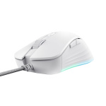 Mouse Trust GXT924W YBAR+ 25600 DPI, alb - imagine 2