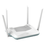 D-LINK AX3200 Smart Router Dual-Band R32, Interfata: 4 x 10/100/1000, 1 x WAN GB, Standarde wireless: IEEE 802.11ax/ac/n/g/b/k/v/a/h, IEEE 802.3u/ab, 4 x antene externe, viteza wireless: 2.4 GHz Up to 800 Mbps, 5 GHz Up to 2402 Mbps, Dimensiuni: 228.30 x 159.0 x 61.9 mm, Greutate: 446g, - imagine 3