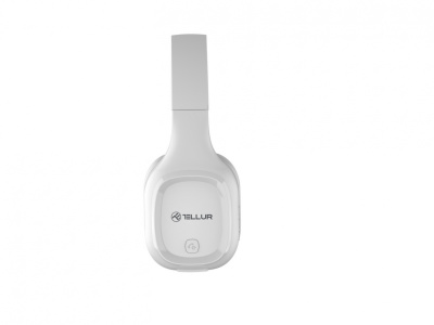 Casti Over-ear Bluetooth Tellur Pulse, Microfon, Alb - imagine 3