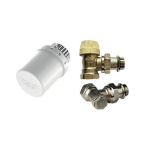 Set Robinet Honeywell VTL3030ES15 complet Set  T3019 +V2030ESX15 + V2430E0015A cu etansare pe O-ring, Cuprinde: 1*cap termostat Thera 6 cu element sensibil incorporat, reglare in gama 1…28°C, cu pozitie anti- inghet, culoare alb RAL9016, 1*robinet termostatic de tur DN15, seria V2000SX, forma