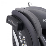 Scaun auto I-size U-Grow Goldfix Plus, isofix, 76-150 cm (9-36 kg), boxa bluetooth, gri - imagine 10