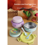 Caserola termica cu lingurita si furculita, mov, U-Grow - imagine 6