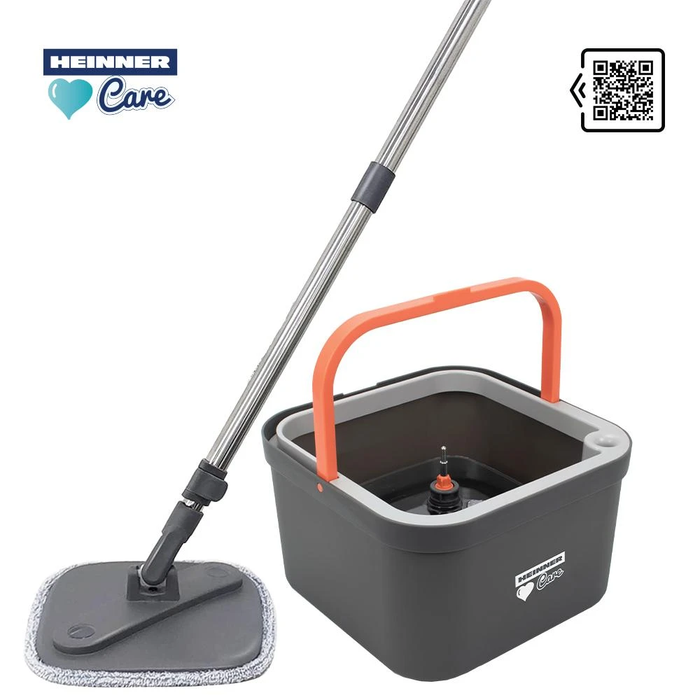 overlay_0f01819aec5a25696e97814ff968f561 SET CURATENIE MOP ROTATIV 360 MEGA CLEAN, HEINNER CARE - imagine 1