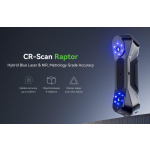 CREALITY 3D SCANNER CR-SCAN RAPTOR, mod scanare: Blue Light(Blue 7-line laser) / NIR(infrared binocular structured light), Acuratete: 0.02mm @ 100mm, Rezolutie: 0.02-2mm, Viteza scanare: pana la  60fps, volum minim scanare: 5mm x 5mm x 5mm, Raza single capture: 270mmx170mm@300mm, Distanta scanare