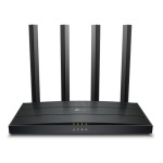 TP-Link Router Gigabit Dual-Band Wi-Fi 6 AX1500 ARCHER AX17, Standarde wireless: IEEE 802.11ax/ac/n/a 5 GHz, IEEE 802.11n/b/g 2.4 GHz, Viteza: 5 GHz: 1201 Mbps, 2.4 GHz: 300 Mbps, 4 antene fixe, Interfata: 1× port WAN Gigabit, 3× porturi LAN Gigabit, dimesiuni: 215 × 117 × 32 mm - imagine 3