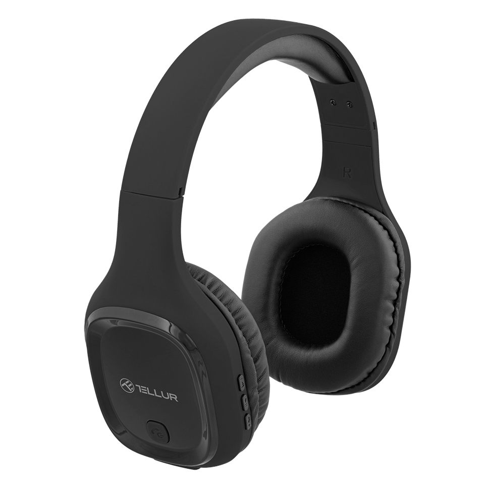 overlay_12872c4e02dfd4eba5de135b619d34ff Casti Over-ear Bluetooth Tellur Pulse, Microfon, Negru - imagine 1