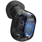 Casti Baseus Bowie WM01 TWS,  wireless, bluetooth 5.0, microfon pe casca, negru - imagine 3