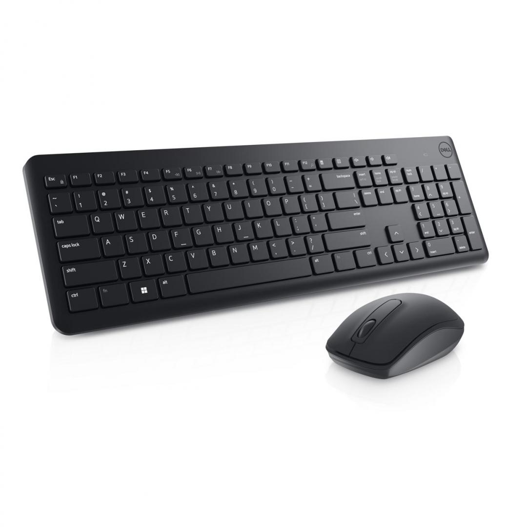overlay_147724c75630a7ebd139e0001f8b1e89 Dell Kit Mouse and Keyboard KM3322W Wireless, QWERTZ Romanian Layout, Device Type: Keyboard and mouse set, Wireless Receiver: USB wireless receiver, Connectivity Technology: Wireless, Interface: 2.4 GHz, Keyboard: Adjustable Height: Yes, Hot Keys Function: Volume, mute, Keyboard Technology: Plunger - imagine 1