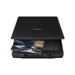 EPSON V39II Perfection A4 scanner, Tip scanner: Flatbed, Rezolutie: 4.800 DPI x 4.800 DPI, dimensiuni scanare: 216 x 297mm, Formate hartie: A4 (21.0x29.7 cm), Color Depth: Input: 48 Bits Color , Output: 24 Bits Color, Senzor: CIS, Sursa lumina: LED, Format fisiere: BMP, JPEG, TIFF, multi-TIFF, PDF