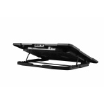 Cooling pad Tellur Basic, 17", 5 ventilatoare, LED, 2USB, Negru - imagine 2