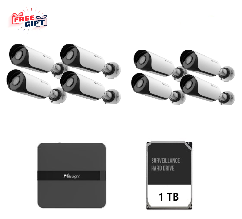 overlay_15a852643a9f3c4531e4b4a97776b1ac Kit supraveghere video Milesight 8 buc camera MS-C2964-UPD + 1 buc NVR MS-N1008-UPC - imagine 1