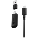 Casti gaming wireless HyperX Cloud III, DTS Headphone:X Spatial Audio, 2.4GHz, spuma cu memorie, microfon 10mm metal mesh si noise cancelling, PC/PS5/PS4/Switch, rosu/negru - imagine 3