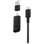 Casti gaming wireless HyperX Cloud III, DTS Headphone:X Spatial Audio, 2.4GHz, spuma cu memorie, microfon 10mm metal mesh si noise cancelling, PC/PS5/PS4/Switch, rosu/negru - imagine 3