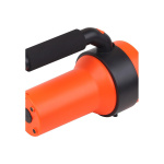 Lanterna LED de mana Ledvance Spotlight, 3W + 1W COB, 300 lm, lumina rece (6500K), 4 moduri de iluminare, acumulator Li-Ion 2x1200 mAh, IP20, cablu incarcare USB inclus, Portocaliu/Negru - imagine 6