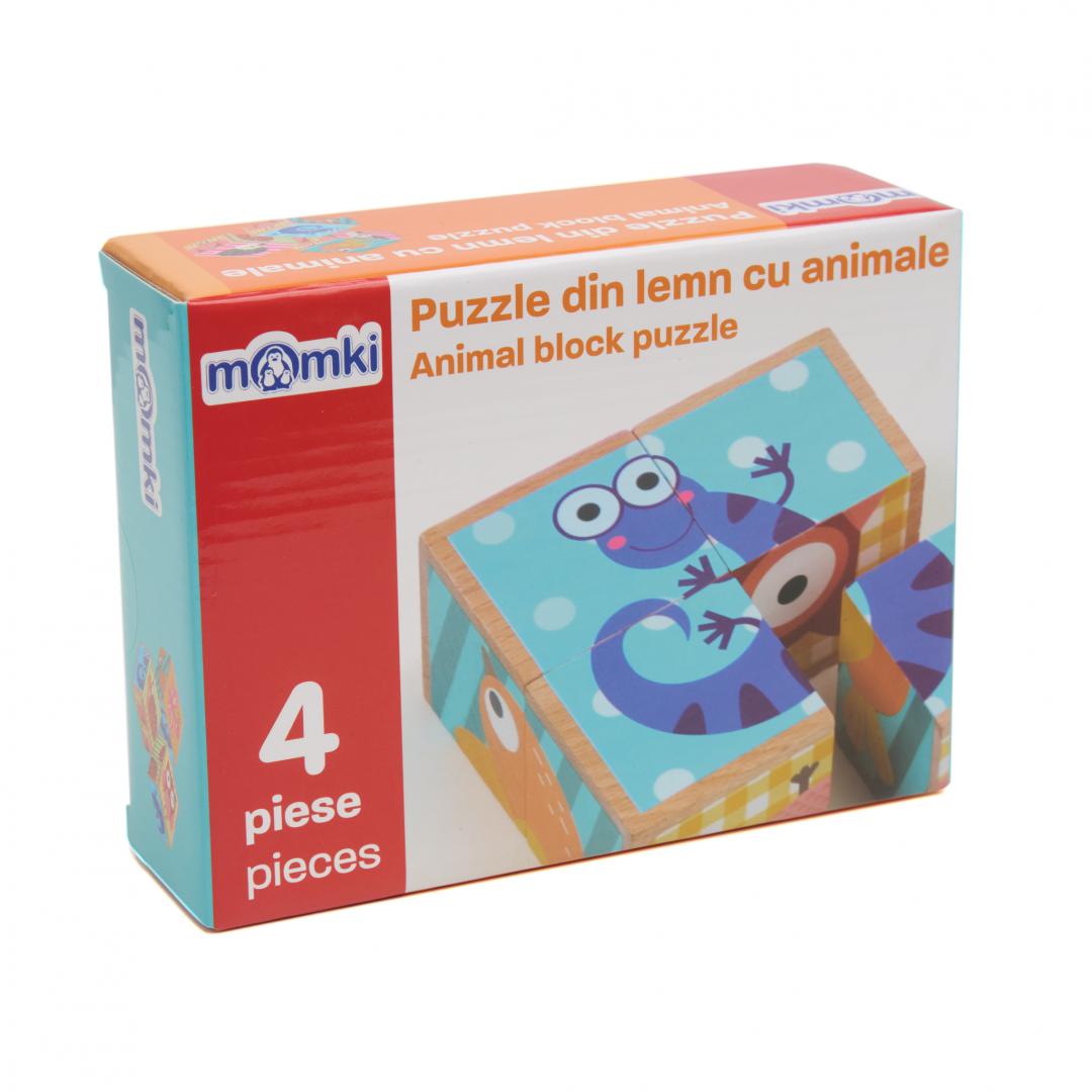 overlay_17066889eff61da385741f279832a0a6 PUZZLE DIN LEMN CU ANIMALE, 4 PIESE - imagine 1