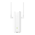 TPLINK AX1800 WIFI6 Access Point EAP625-OUTDOOR HD, Interfata: 1 x 10/100/1000, Alimentare: 802.3at PoE, 48V Passive PoE, adaptorul POE nu este inclus, Dimensiuni: 280.4 × 182.2 × 56.9 mm, 2 x antene externe Dual-Band, Weatherproof: IP67, Standarde wireless: IEEE 802.11 a/b/g/n/ac/ax, Rata semnal: 5