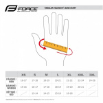 Manusi Force MTB Angle, fluo/albastru S - imagine 4