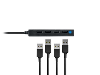 CONCEPTRONIC HUBBIES05B 4-Port USB 2.0 Hub, 96 x 15 x 15 mm - imagine 5