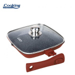TIGAIE GRILL ALUMINIU TURNAT+CAPAC 24x4 CM,CALABRIA, COOKING BY HEINNER - imagine 3