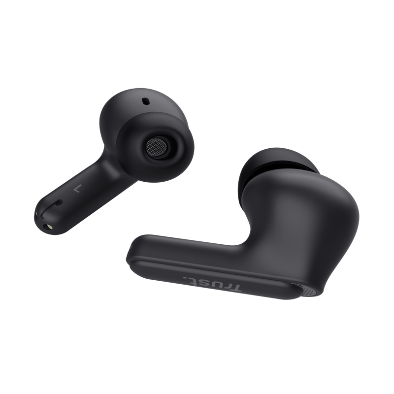 overlay_218af9170b9968a0b086e2db4995ae73 Casti Trust Yavi wireless, TWS, bluetooth, interfata USB-C, frecventa de raspuns 20 Hz - 20.000 Hz, negru - imagine 1