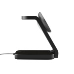 Stand de incarcare 3-in-1 Trust Viro, putere intrare 20W, interfata USB- C, compatibil cu produsele din brandul Apple: iPhone (12 si modele mai noi), Airpods si Apple Watch, negru - imagine 2