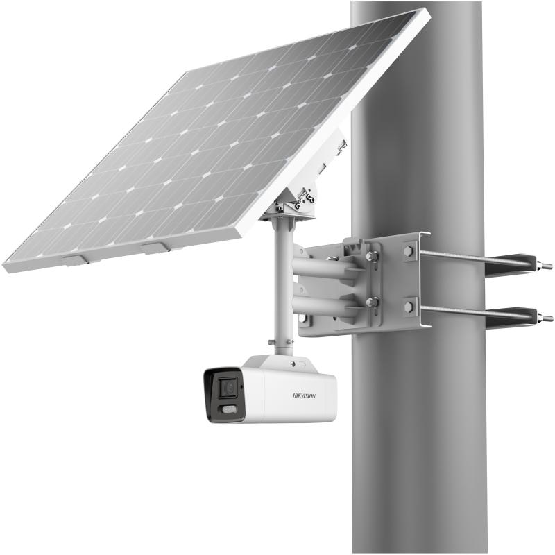 overlay_26e9ec30a84f4402a9af3141bb4d5add Kit camera de supraveghere IP Bullet 4MP Hikvision cu panou Solar 4G DS-2XS6A47G1-LS/C36S80(4MM), lentila fixa: 4mm, iluminare: Color: 0.0005 Lux @ (F1.0, AGC ON), B/W: 0 Lux, IR: 30m, interfata audio: 1/1, alarma: 1/1, slot card de memorie: microSD maxim 256GB, alarma la evenimente: Motion - imagine 1