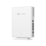 Acces Point TP-Link EAP610GP-Desktop, 4 x RJ-45 ports, viteza transfer LAN 10/100/1000 Mbps, standarde WIFI IEEE 802.11 a/b/g/n/ac/ax, rate de transfer 1775 Mbps, 2.4GHz: 574 Mbps, 5GHz: 1201 Mbps, Dual Band, 1 x antena interna, greutate 492 g, alb - imagine 2