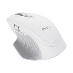 Mouse Trust Ozaa+, wireless RF 2.4GHz, bluetooth, conectivitate USB 1.1, 2.0, 3.0, rezolutie maxima 3200 DPI, alb - imagine 3