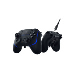 Controller Razer Wolverine V2 Pro pentru PS5 si PC, conectivitate HyperSpeed Wireless si cu fir, lumini razer Chroma, butoane mecanice Razer™ Mecha-Tactile, durata de viata baterie pana la 10 ore cu Chroma, pana la 28 de ore fara Chroma, negru - imagine 3