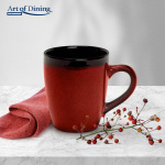 SET 6X CANA CERAMICA 350 ML, VULCANO, ART OF DINING BY HEINNER - imagine 2