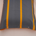 SET DE PAT SINGLE BUMBAC GREY/ORANGE - imagine 7