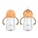 Cana cu pai tritan, orange, 300ml, U-Grow - imagine 3