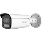Camera de supraveghere IP Bullet 4MP Hikvision DS-2CD2T47G2- LSU/SL(2.8MM)(C), lentila fixa: 2.8mm, iluminare min: Color: 0.0005 Lux @ (F1.0, AGC ON), 0 Lux cu lumina alba: 60m, microfon incorporat, difuzor incorporat, interfata audio: 1/1, alarma: 1/1, slot card de memorie