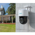 Camera de supraveghere Reolink Trackmix PoE; TRACKMIX SERIES P760 Senzor: 1/3"CMOS Rezolutie video: 8 Megapixeli (3840 x 2160 pixeli) Cadre/secunda: 25 FPS Lentila varifocala: 2.8mm Diafragma: F1.6 Unghi de vizualizare: orizontal: 104°/vertical: 60° Distanta iluminator IR: 30 m Numar LED-uri IR: 2