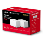 Mercusys AX1800 Whole Home Wi-Fi system HALO H70X(2-PACK),wi-fi 6 Dual-Band, Standarde Wireless: IEEE 802.11ax/ac/n/a 5 GHz, IEEE 802.11ax/n/b/g 2.4 GHz, viteza wireless: 1201 Mbps on 5 GHz, 574 Mbps on 2.4 GHz, Securitate wireless:  WPA-PSK/WPA2-PSK/WPA3, Moduri operare: Router, Access Point - imagine 4