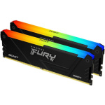 Memorie RAM Kingston FURY Beast RGB 32GB DDR4 3600MHz CL18 Dual Channel Kit - imagine 2